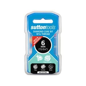 Sutton Tools 6mm M14 Diamond Core Bit