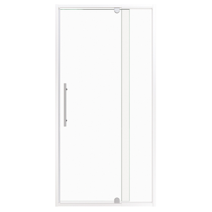 Stein 750 x 2000mm White Georgia Square Shower - Door Only