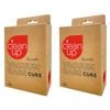 2x 10pc CleanUp CU65 Replacement Vacuum Bags Pro Series Cleaners White