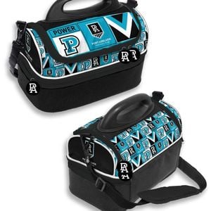 Afl Dome Lunch Cooler Bag Box - Port Adelaide Power - Aussie Rules Football
