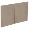 Kaboodle 900mm Raw Board Alpine Rangehood Doors - 2 Pack