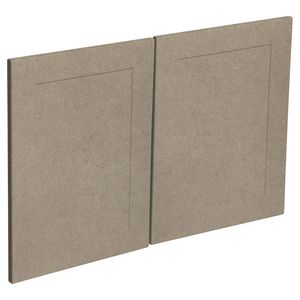 Kaboodle 900mm Raw Board Alpine Rangehood Doors - 2 Pack