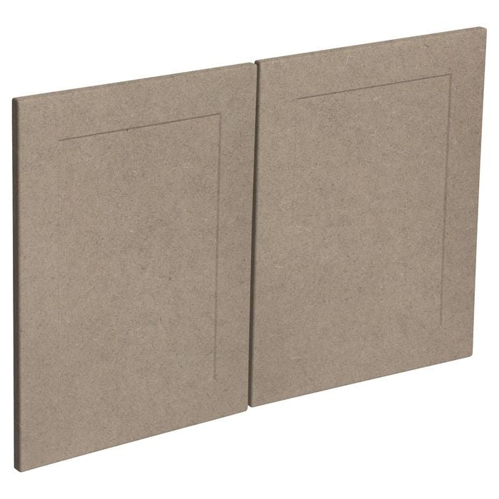 Kaboodle 900mm Raw Board Alpine Rangehood Doors - 2 Pack