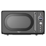Total Chef 20L Retro Microwave Oven 700W Black