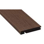 Ekodeck 137 x 23mm 5.4m Leatherwood Designer Edge Board Composite Decking
