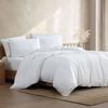 Ardor Double Boardwalk Quilt Cover Bedding Set w/ Pillowcase - White
