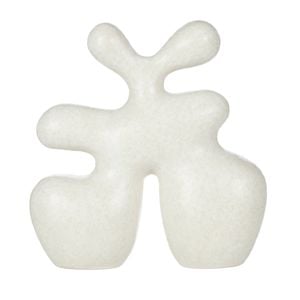 Amalfi Academy Cyril Sculpture White 10x27x27cm
