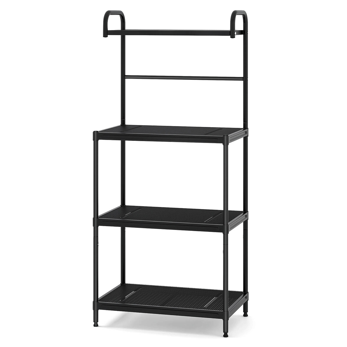 Costway 4-Tier Microwave Oven Stand Baker's Rack Adjustable Kitchen ...