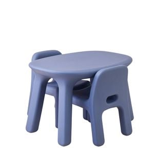 Odie Kids 3pc Table and Chair - Blue