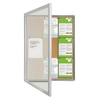 TX Weather Resistant Lockable Outdoor Cork Notice Case 820x1080mm