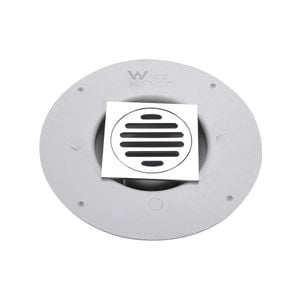 Kinetic 80mm Puddle Flange Kit Square Grate