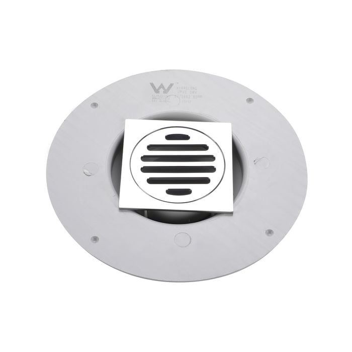 Kinetic 80mm Puddle Flange Kit Square Grate