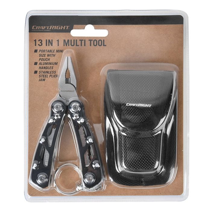 Craftright 13 In 1 Multi Tool With Storage Pouch