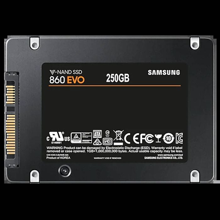 Samsung 860 EVO SSD 250GB Internal Solid State Drive Laptop 2.5" SATA III  MZ-76E250BW 550MB/s - Bunnings Australia