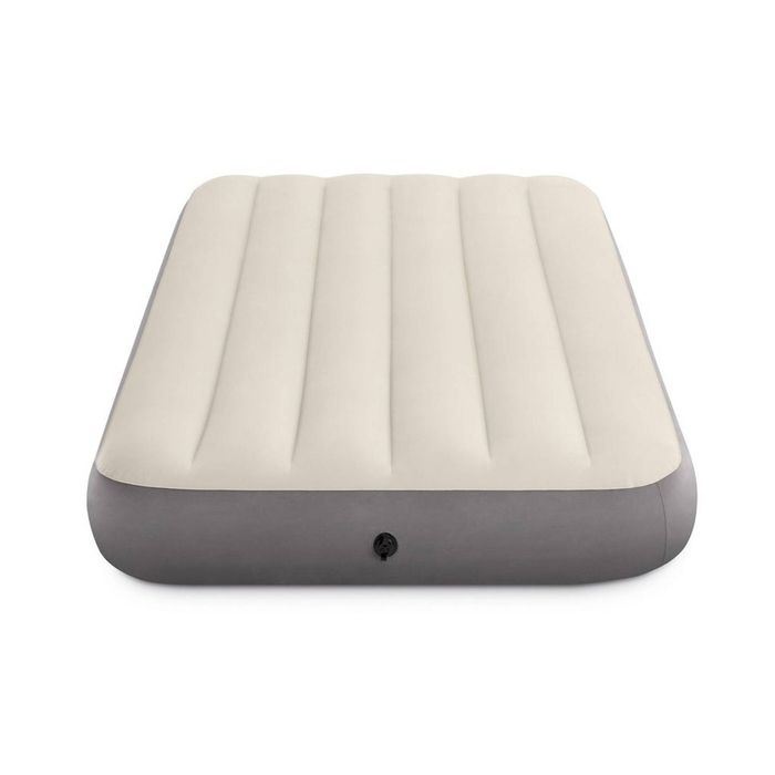 Intex Dura-Beam Single High Airbed - Single Beige