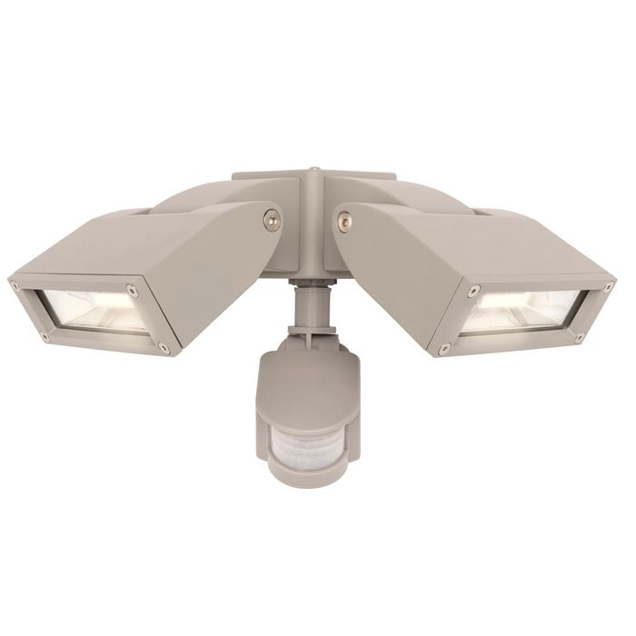 Brilliant Lighting 24W LED Silver Nighthawk Sensor Flood Light