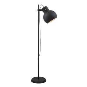 Telbix Mento Modern Standing Floor Lamp Light Metal Dark Grey Antique Brass Matte Sand