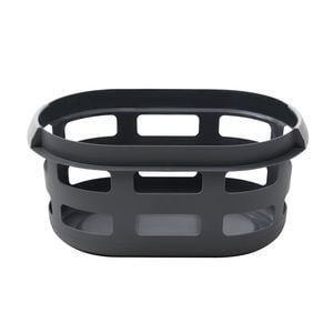 Boxsweden 57 x 38 x 25.5cm Charcoal Skara Laundry Basket  