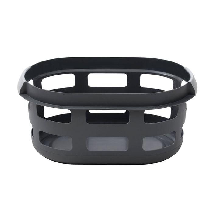 Boxsweden 57 x 38 x 25.5cm Charcoal Skara Laundry Basket  
