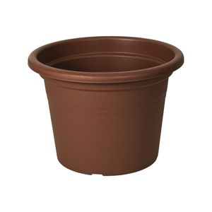 Respect 30cm Terracotta Lightweight Plastic Cylinda Planter