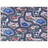 Loom & Lace Road Map 110x160 blue rug