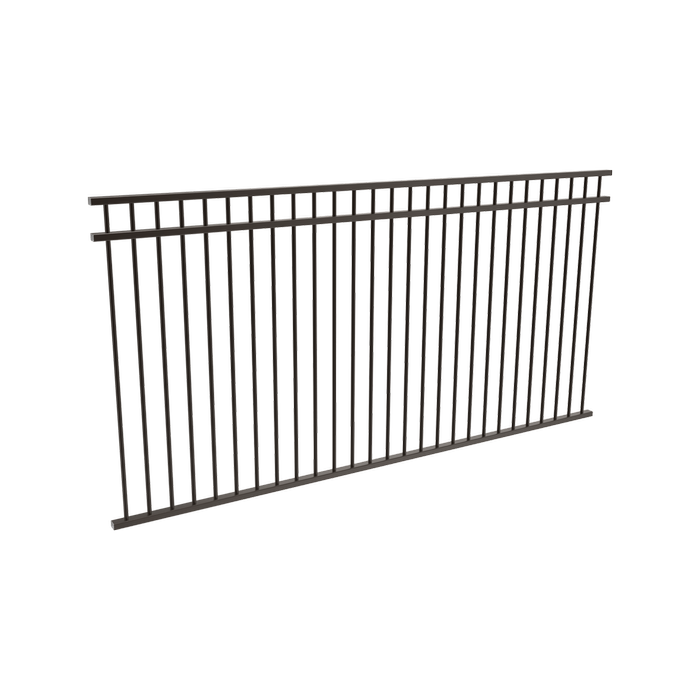 ProtectorAl 1201 - 2399 x 1200mm Black Aluminium DTR All Up Pool Fence Panel
