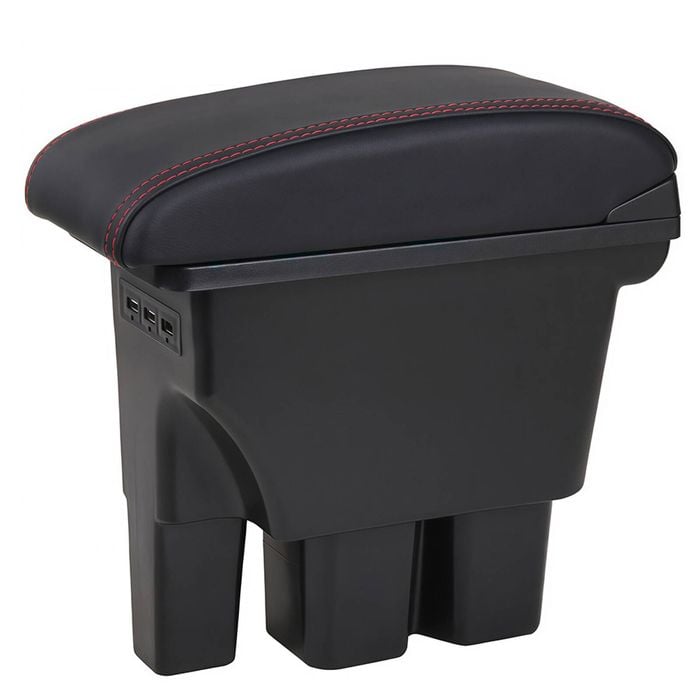 Catzon Car Armrest Box For Suzuki Jimny Jb74w  2018-2025 Adjustable Console-red