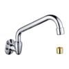 Shaw & Mason 180mm Chrome Swivel Wall Spout