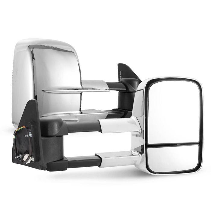 San Hima Extendable Towing Mirrors For Toyota Prado 120 Series 2002-2009