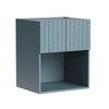 Kaboodle 600mm Danish Blue V-Groove Wall Microwave Cabinet