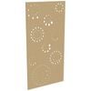 ProtectorAl 300-1200w x 1201-2400h Gold Matt/Gloss White Fireworks Unframed Composite Deco Panel