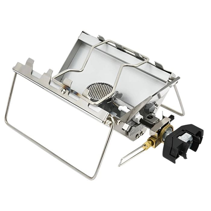 NNEOBA Camping Foldable Cartridge Stove Silver