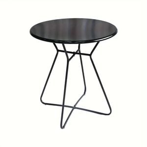 Lifebay Iron Round Side Table Indoor Outdoor Use