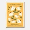 Galrie Charming Floral Art Print from Flower Market Madrid Botanical Archive No.5, Wood Frame, A2 42 x 60cm (16 x 24inch)