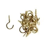 Everhang 15mm Brass Plated Cup Hook - 25 Pack