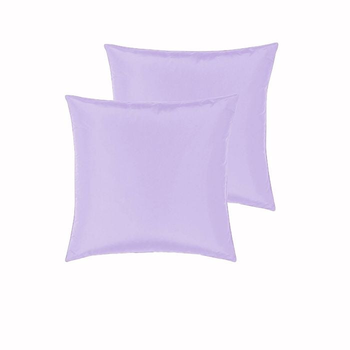 Peppermill Pair of Satin European Pillowcases Lilac
