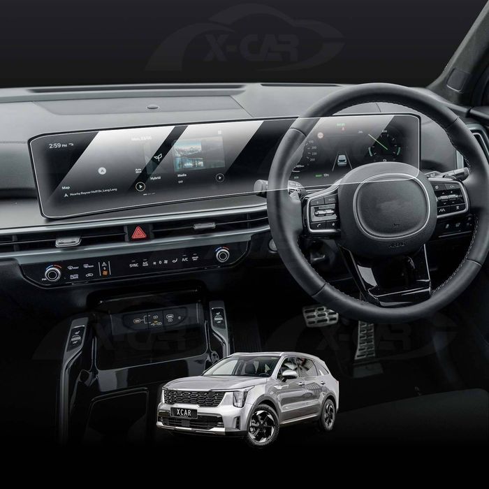 Screen Protector For Kia Sorento Mq4 Series 2023-onwards 12.3-inch Touchscreen Anti-scratch Film Cover Dashboard Display