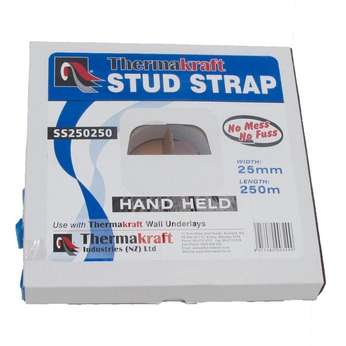 Thermakraft Stud Strap 25mm x 250m Blue