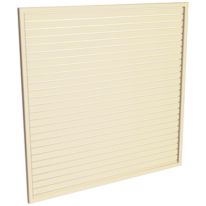 ProtectorAl 1001-2000W X 1001-2000H Primrose Aluminium Welded Slat Panel Horizontal 9mm Gap