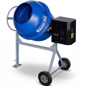 BAUMR-AG 200L Heavy-Duty Petrol Concrete Cement Mixer, 3hp 105cc Engine
