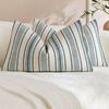 Gioia Casa 2-Pack Heritage Linear Woven Cushion Covers 30cm x 50cm - Forest Green