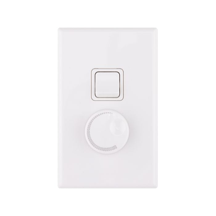 DETA X7 Single Gang Switch with 400W Trailing Edge Dimmer
