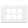 DETA X6 Six Gang Switch Plate Cover