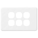 DETA X6 Six Gang Switch Plate Cover