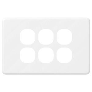 DETA X6 Six Gang Switch Plate Cover