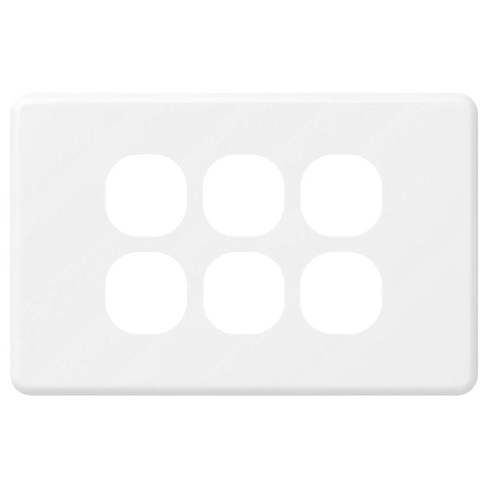DETA X6 Six Gang Switch Plate Cover