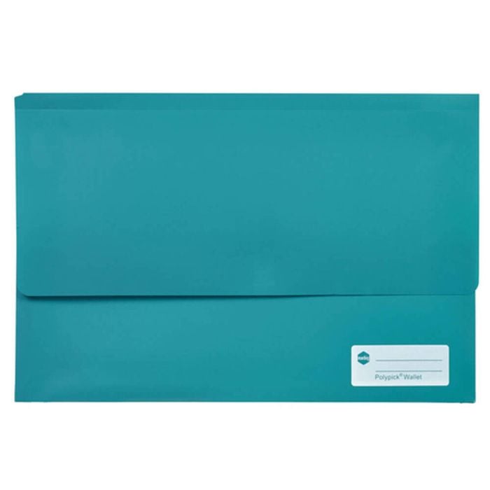 Marbig Polypick Document Wallet (Foolscap) (Teal)