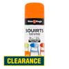 White Knight 310g Orange Gloss Squirts Spray Paint
