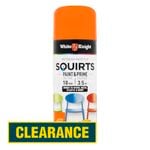 White Knight 310g Orange Gloss Squirts Spray Paint
