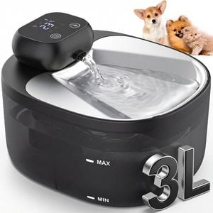 Advwin 3L Thermostatic Automatic Pet Water Fountain Cordless Pet Water Dispenser